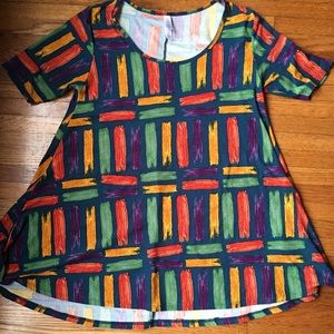 Luluroe multicolor top